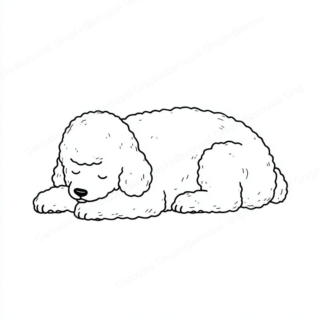 Poodle Vector Graphic preview