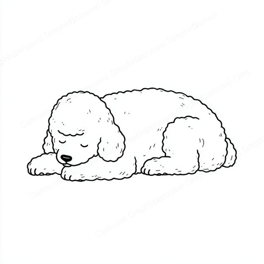 Poodle Vector Graphic preview