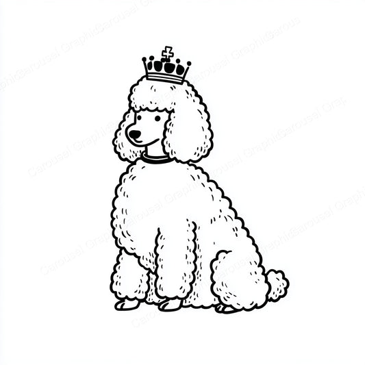 Poodle Vector Graphic preview