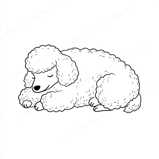 Poodle Vector Graphic preview