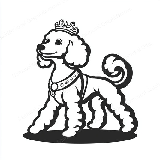 Poodle Vector Graphic preview