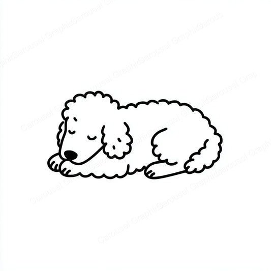 Poodle Vector Graphic preview
