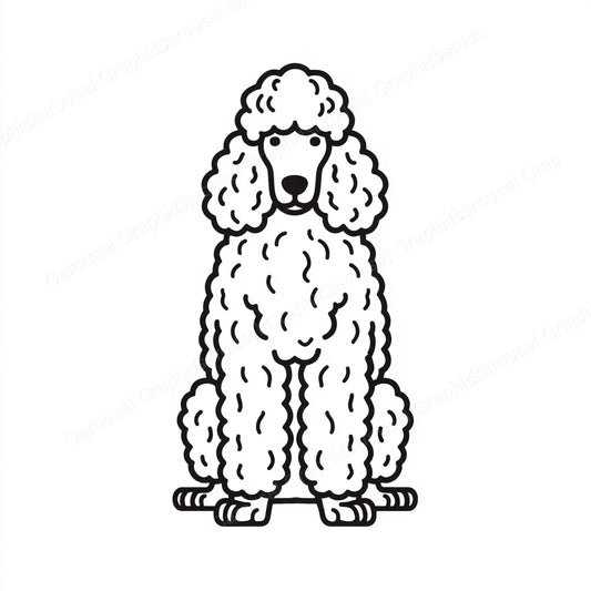 Poodle Vector Graphic preview