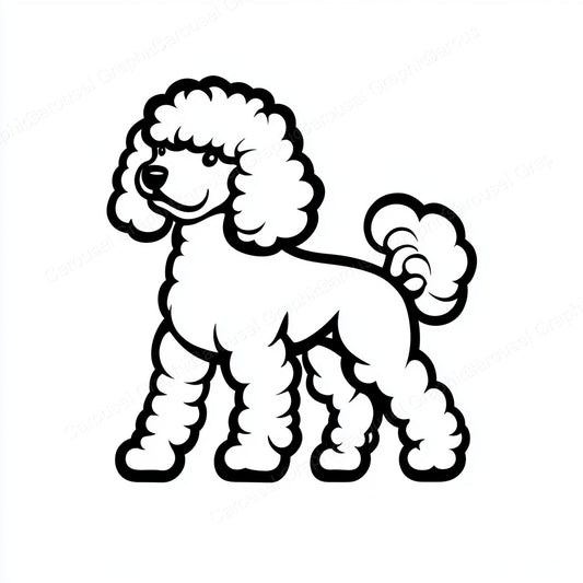 Poodle Vector Graphic preview