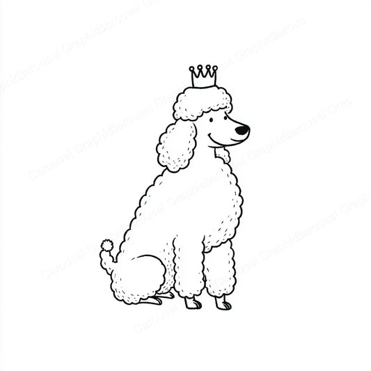 Poodle Vector Graphic preview