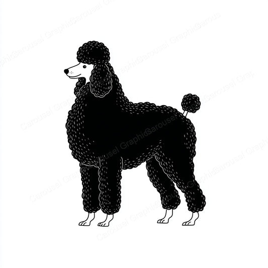 Poodle Vector Graphic preview