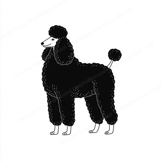 Poodle Vector Graphic preview