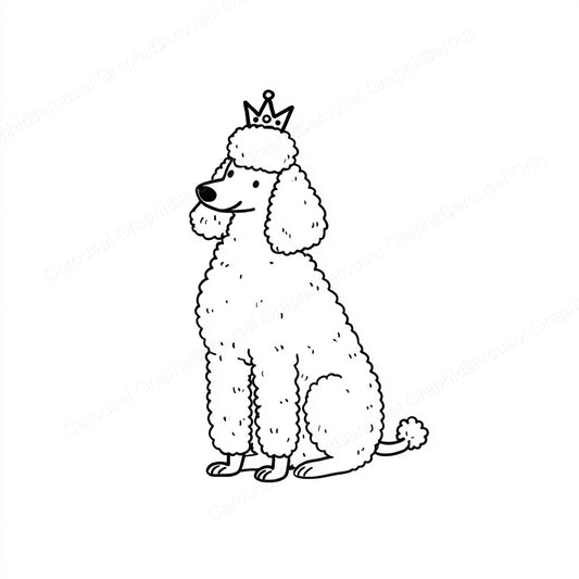 Poodle Vector Graphic preview