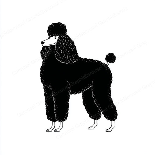 Poodle Vector Graphic preview