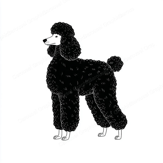 Poodle Vector Graphic preview