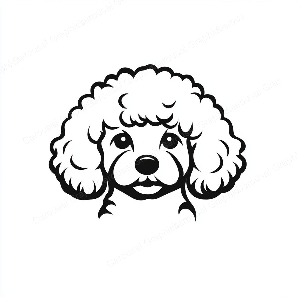 Poodle Vector Graphic preview