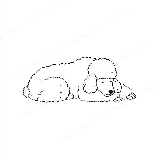 Poodle Vector Graphic preview