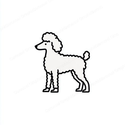 Poodle Vector Graphic preview