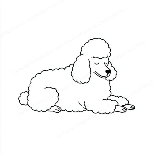 Poodle Vector Graphic preview