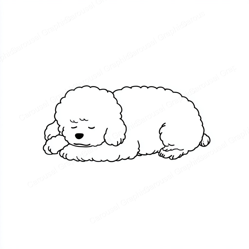Poodle Vector Graphic preview