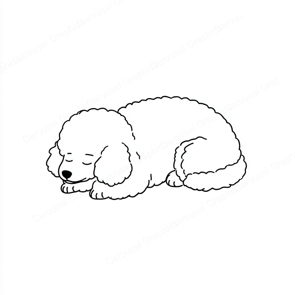 Poodle Vector Graphic preview