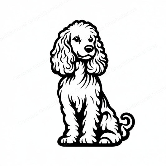 Poodle Vector Graphic preview