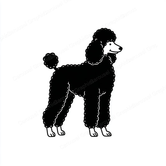 Poodle Vector Graphic preview