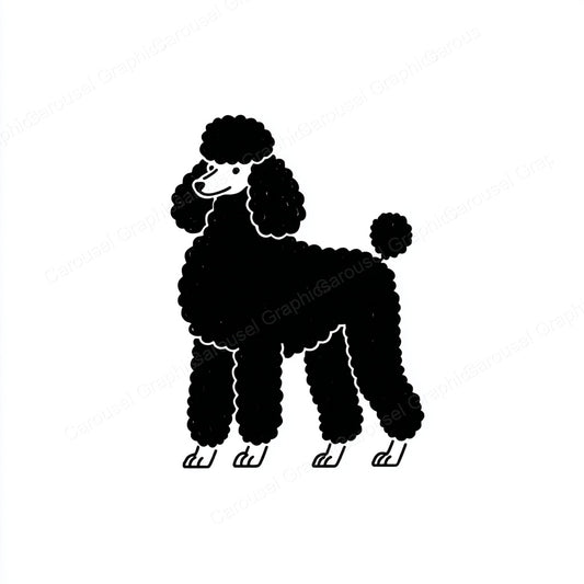 Poodle Vector Graphic preview