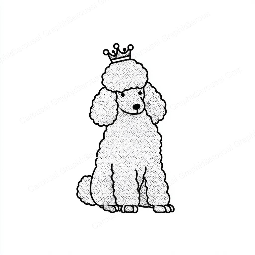 Poodle Vector Graphic preview