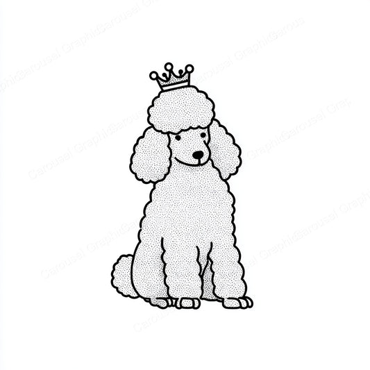 Poodle Vector Graphic preview