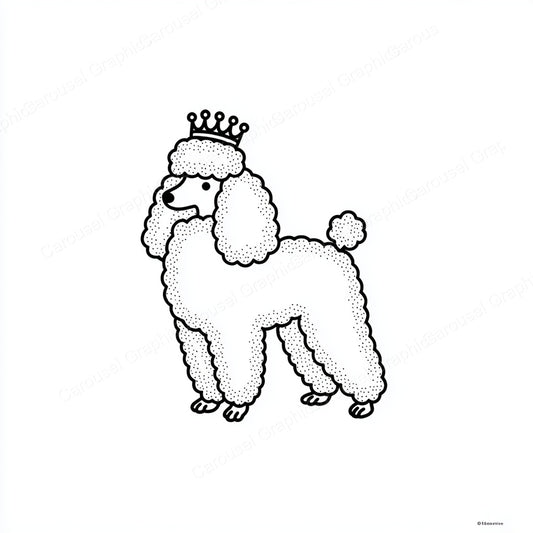 Poodle Vector Graphic preview
