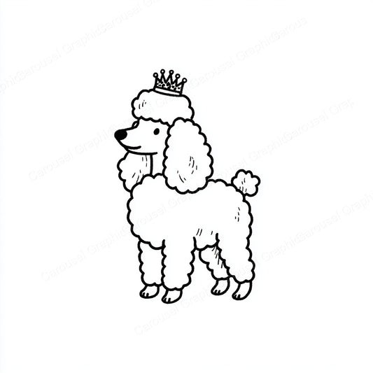 Poodle Vector Graphic preview
