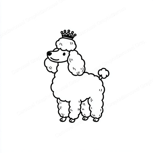 Poodle Vector Graphic preview