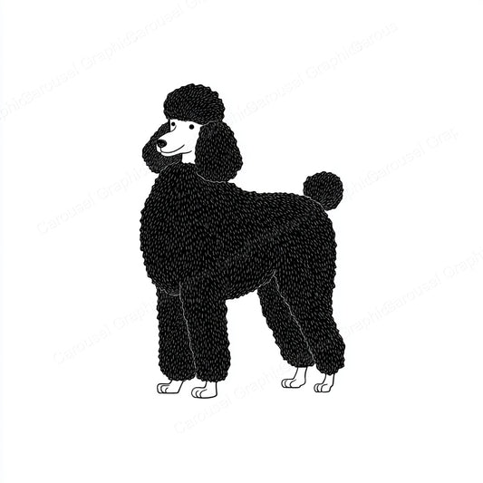 Poodle Vector Graphic preview