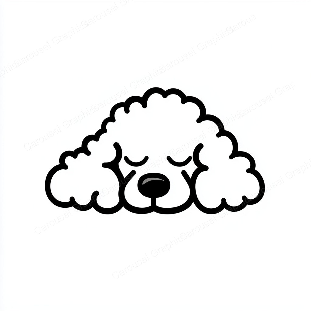 Poodle Vector Graphic preview