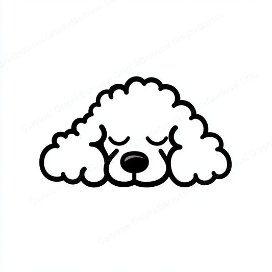 Poodle Vector Graphic preview