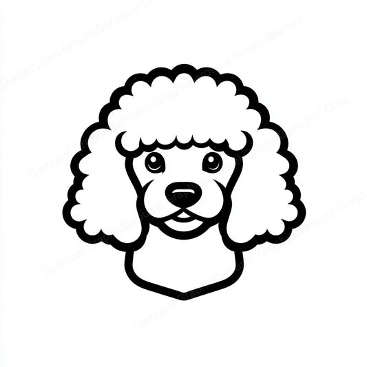 Poodle Vector Graphic preview