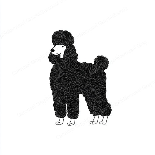 Poodle Vector Graphic preview