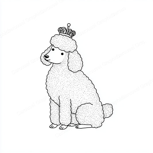 Poodle Vector Graphic preview