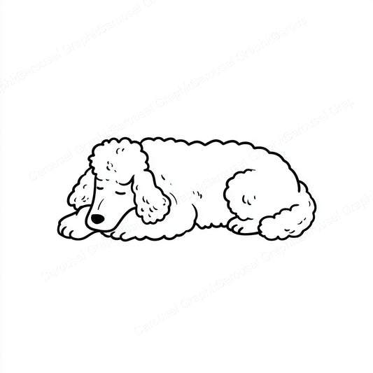 Poodle Vector Graphic preview