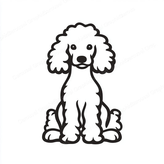 Poodle Vector Graphic preview