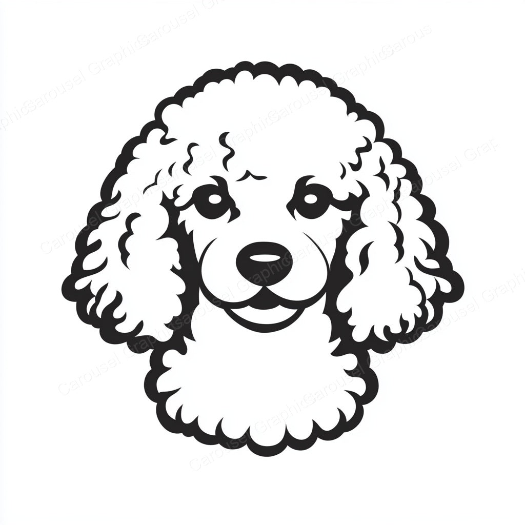 Poodle Vector Graphic preview