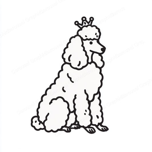 Poodle Vector Graphic preview