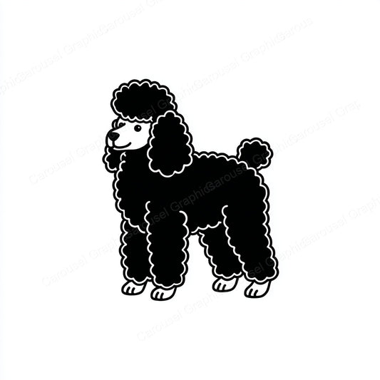 Poodle Vector Graphic preview