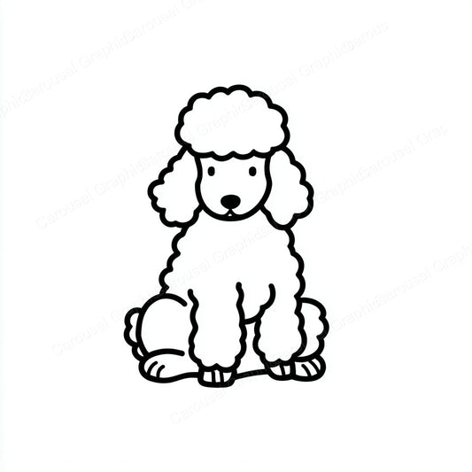 Poodle Vector Graphic preview