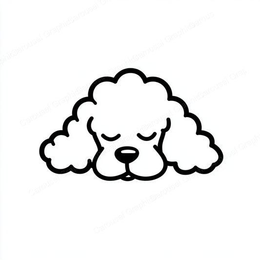 Poodle Vector Graphic preview