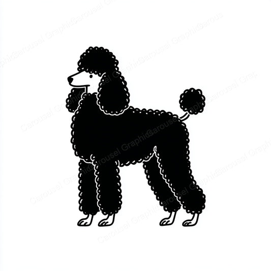Poodle Vector Graphic preview