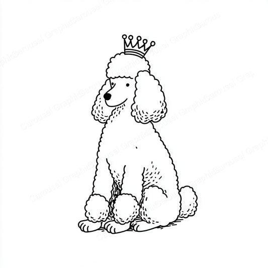 Poodle Vector Graphic preview