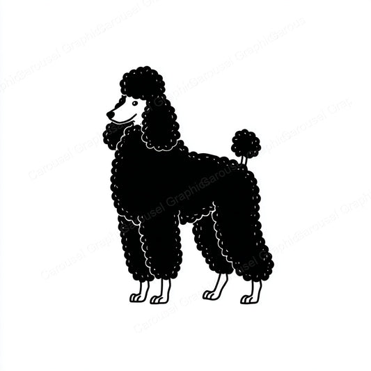 Poodle Vector Graphic preview