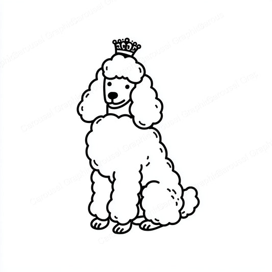 Poodle Vector Graphic preview