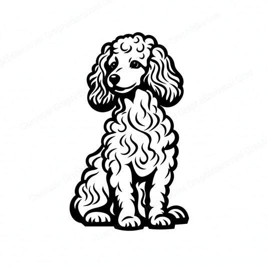 Poodle Vector Graphic preview