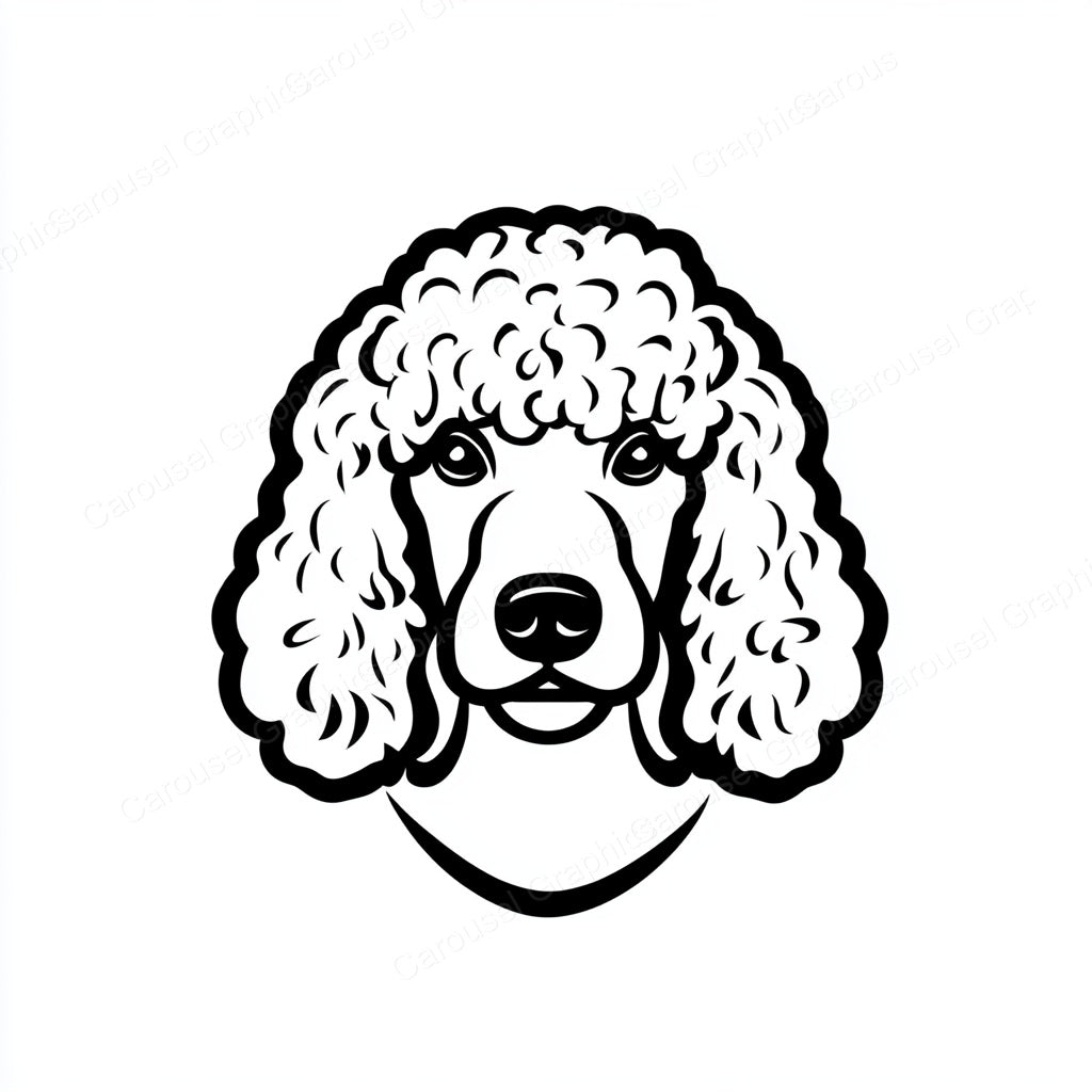 Poodle Vector Graphic preview