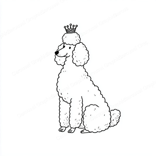 Poodle Vector Graphic preview