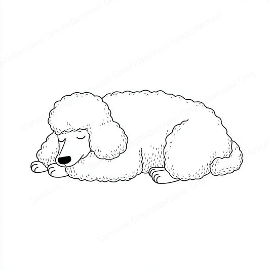 Poodle Vector Graphic preview