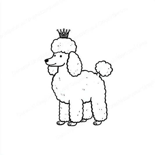Poodle Vector Graphic preview